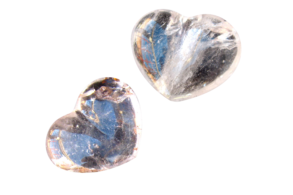 Crystal Quartz Decorative Heart. Luxury and modern home decor. Gift idea items