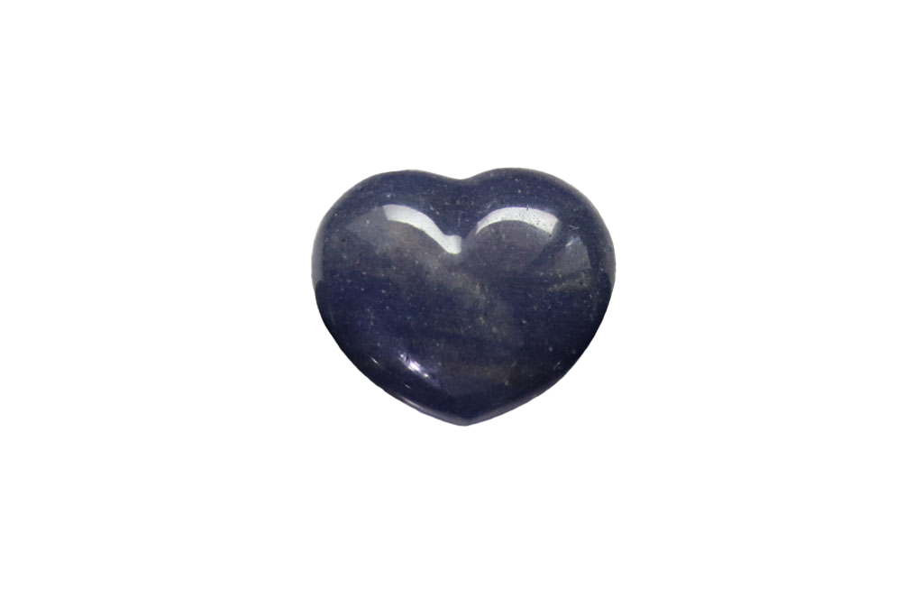 Lazulite Handmade Jewelry Heart Carvings. Gift or Decorative items