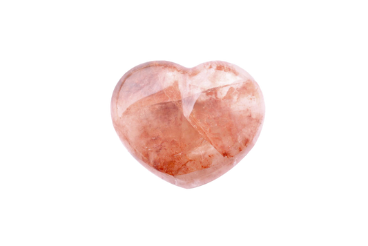Fire Quartz Decorative Heart. Luxury and modern home decor. Gift idea items