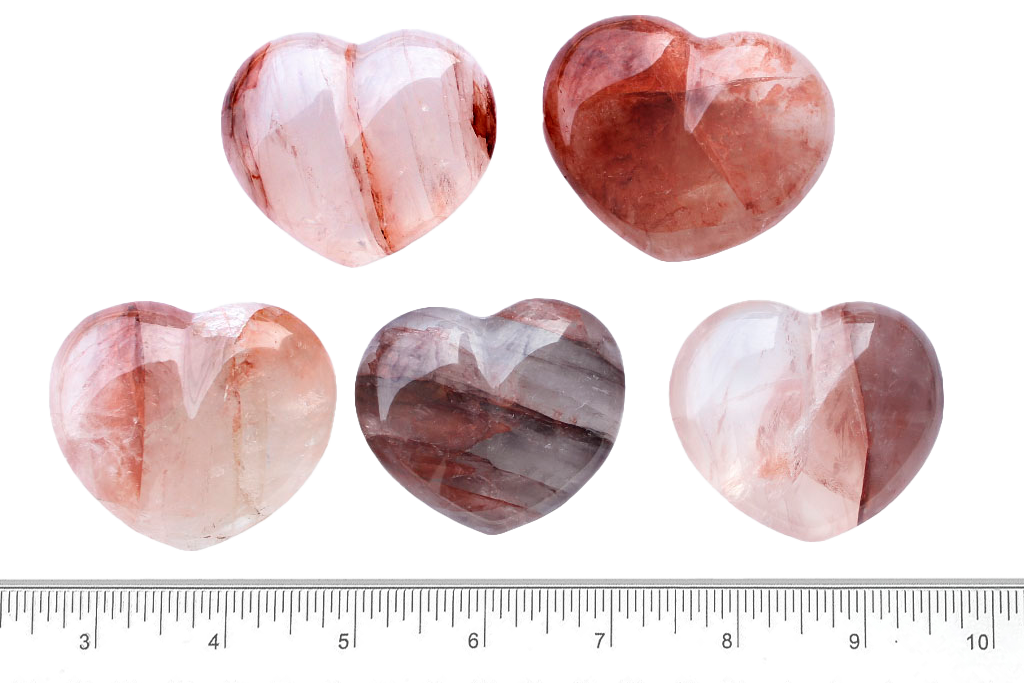 Fire Quartz Decorative Heart. Luxury and modern home decor. Gift idea items