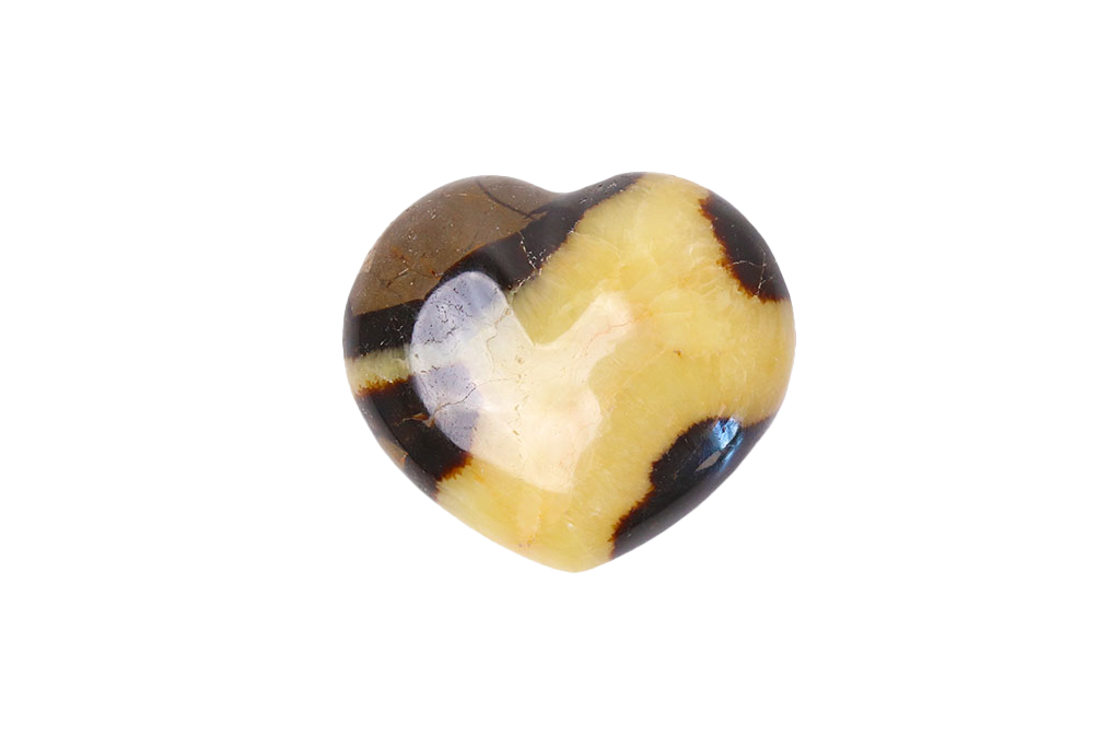 Septarian Decorative Heart. Luxury and modern home decor. Gift idea items