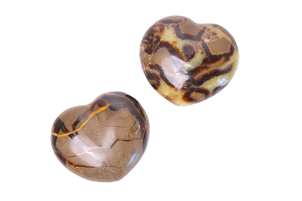 Septarian Decorative Heart. Luxury and modern home decor. Gift idea items