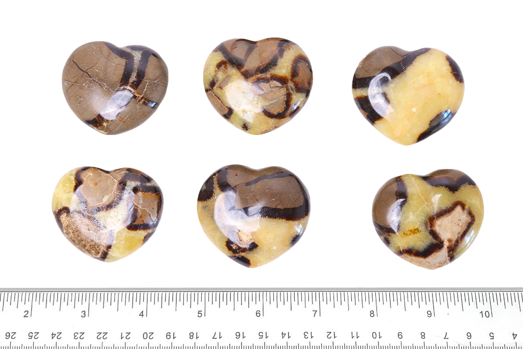 Septarian Decorative Heart. Luxury and modern home decor. Gift idea items
