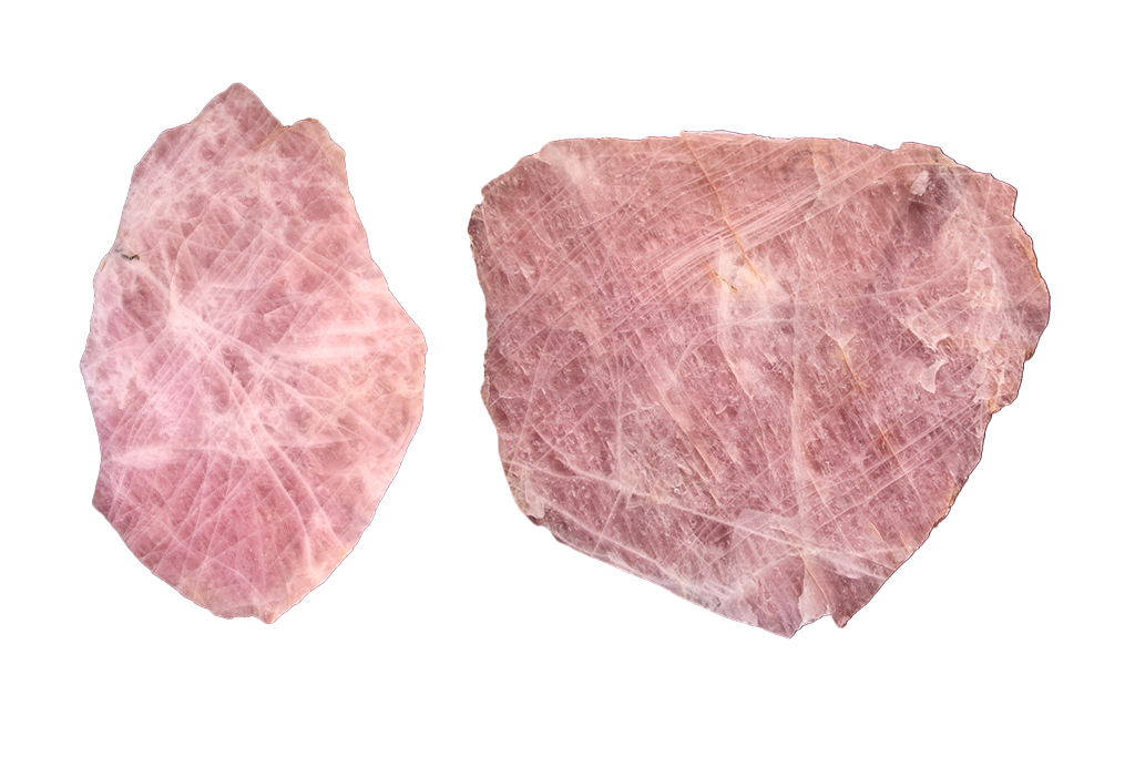 Rose Quartz Slices