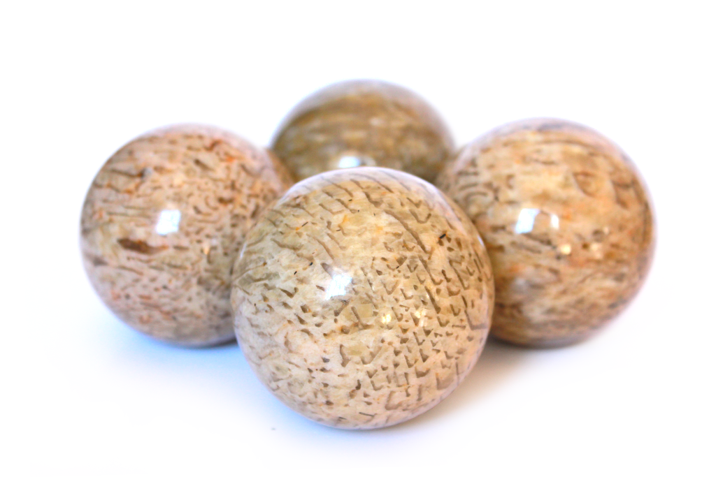 Hand Polished Zebradorite Pheldspar Spheres