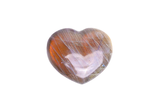 Fire Labradorite Decorative Heart. Luxury and modern home decor. Gift idea items