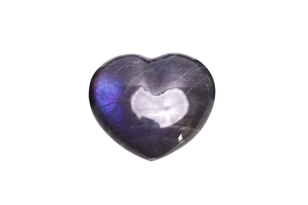 Labradorite - Purple - Decorative Heart