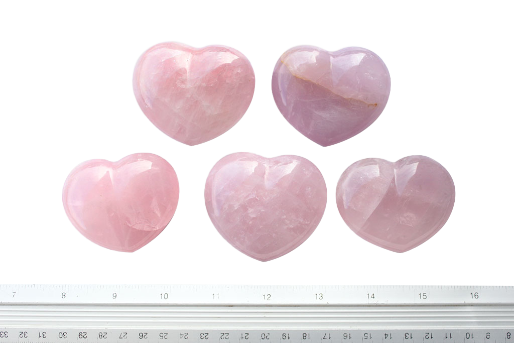 Rose Quartz Decorative Heart