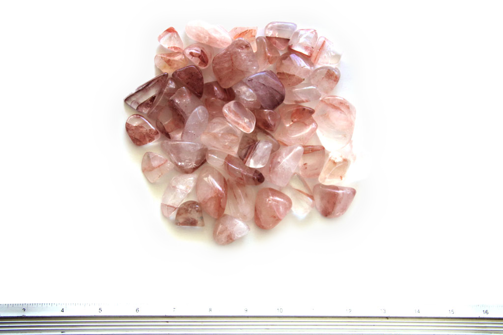 Fire Quartz Tumble Stones | 1 Lb Bag | 20-30mm