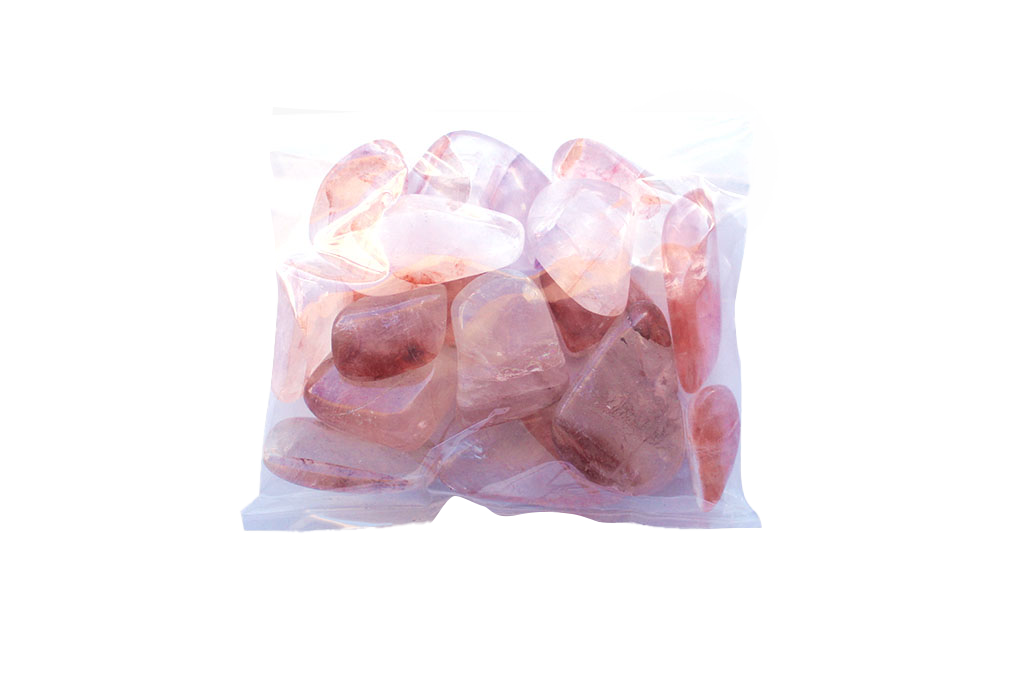 Fire Quartz Tumble Stones | 1 Lb Bag | 30-45mm