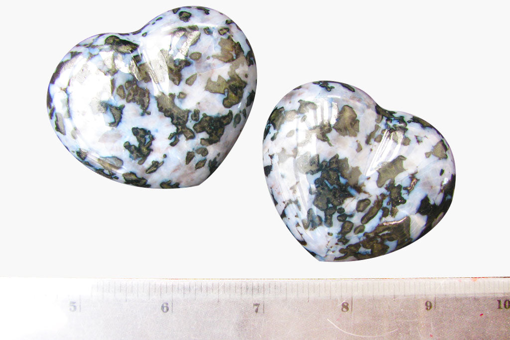 Indigo Gabbro Decorative Heart. Luxury and modern home decor. Gift idea items