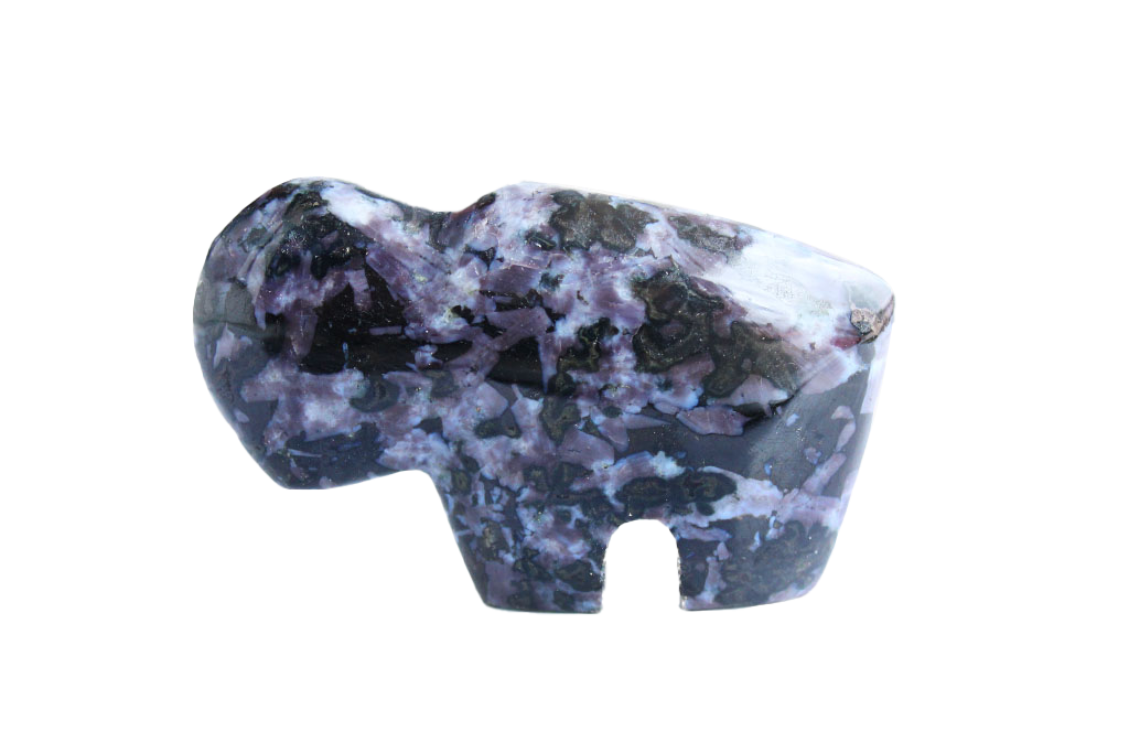 Gem Decor® Indigo Gabbro Buffalo Carvings - Luxury Decoration and gift