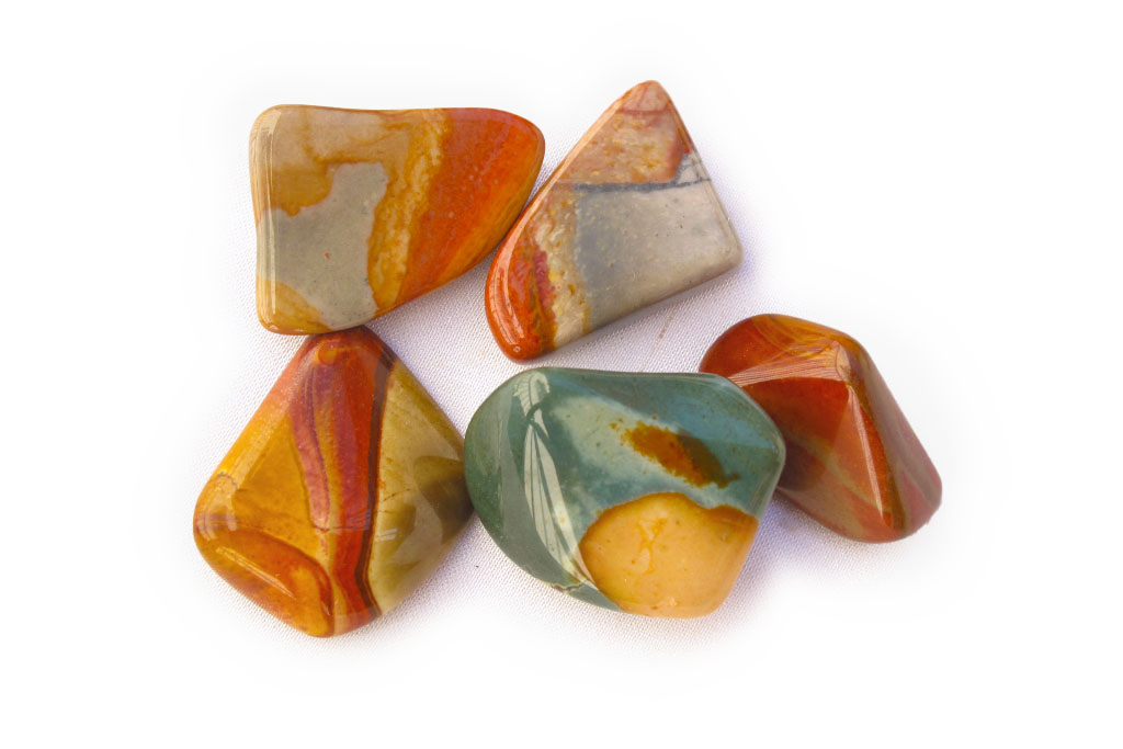 Desert Jasper Tumble Stones | 1 Lb Bag | 30-45mm