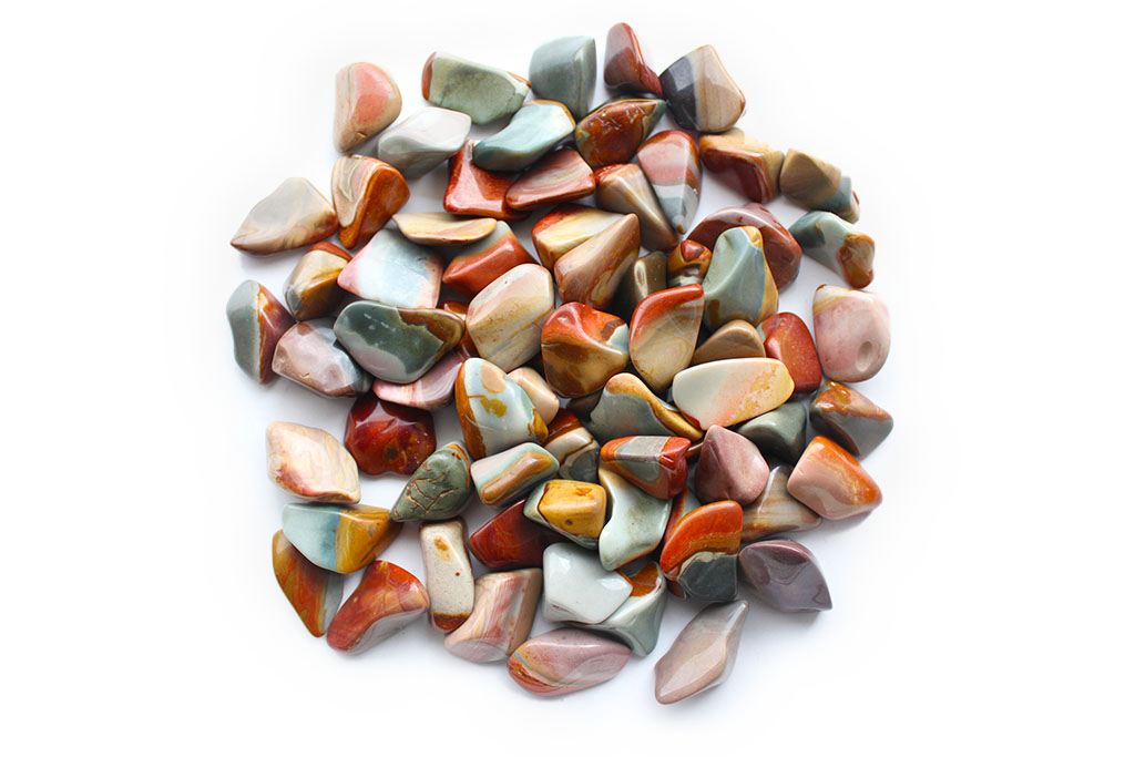 Desert Jasper Tumble Stones. Interior home decoration. Luxury Modern decoration