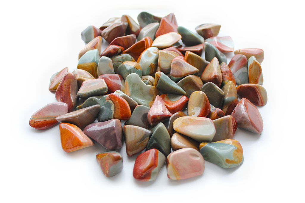 Desert Jasper Tumble Stones. Interior home decoration. Luxury Modern decoration