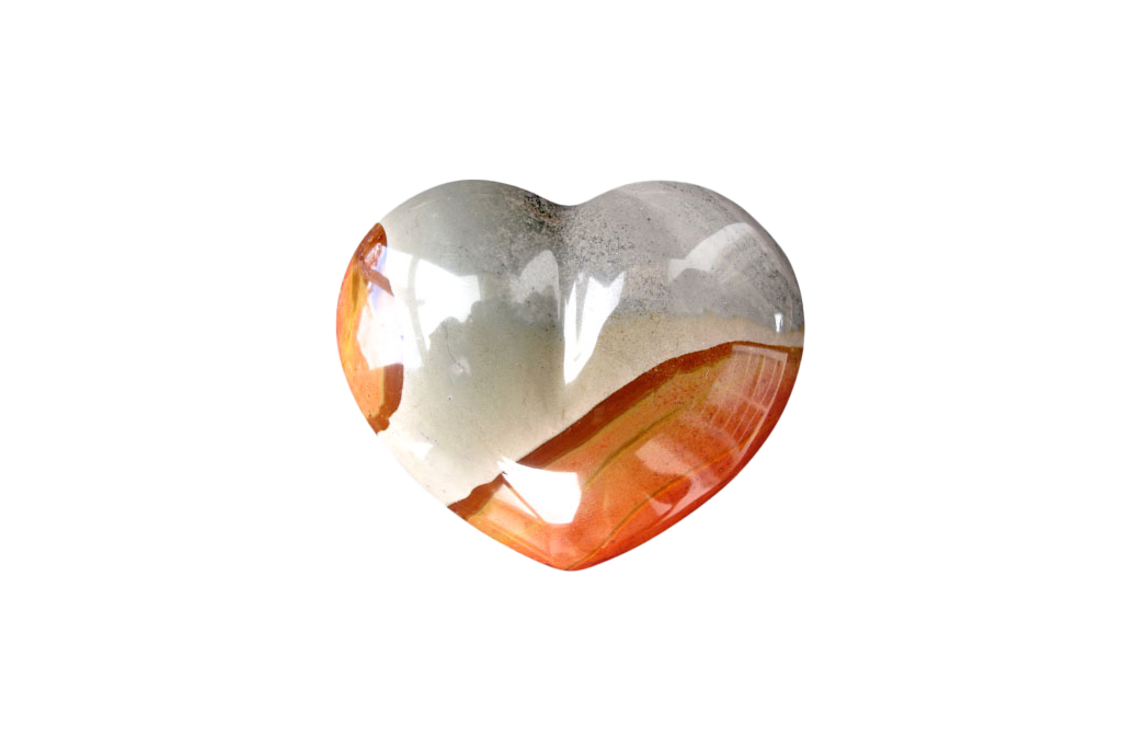 Desert Jasper Decorative Heart