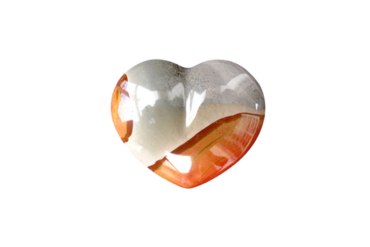 Desert Jasper Decorative Heart. Luxury and modern home decor. Gift idea items