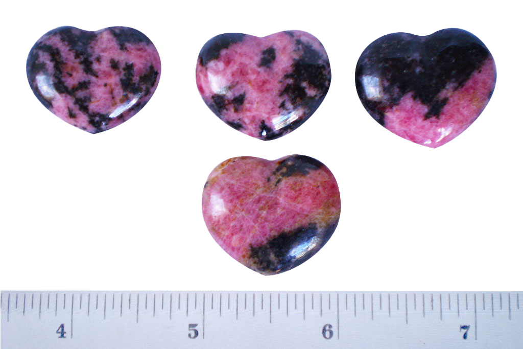 Rhodonite Jewelry Heart