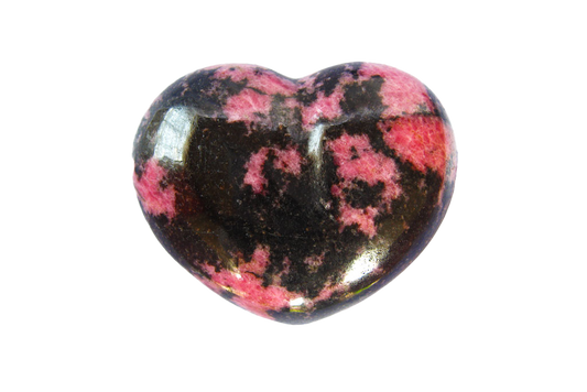 Rhodonite Heart Carvings. Luxury and modern home decor. Gift idea items