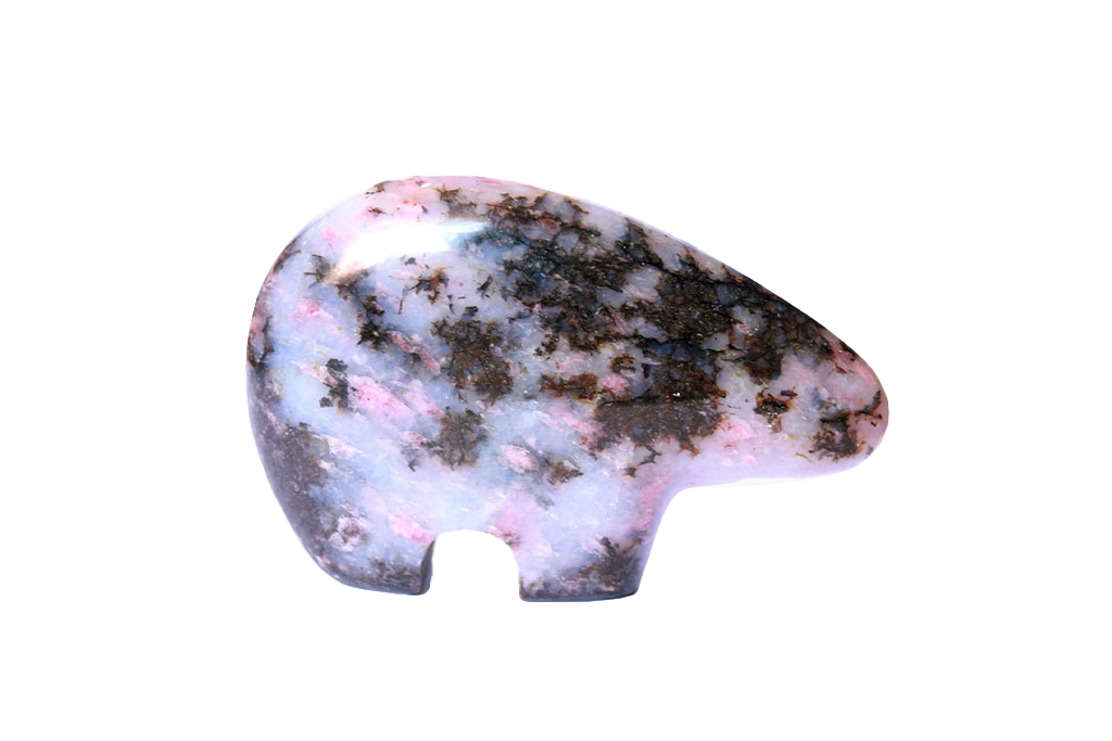 Gem Decor® Handmade Rhodonite Bear Carvings - Luxury Decoration and gift