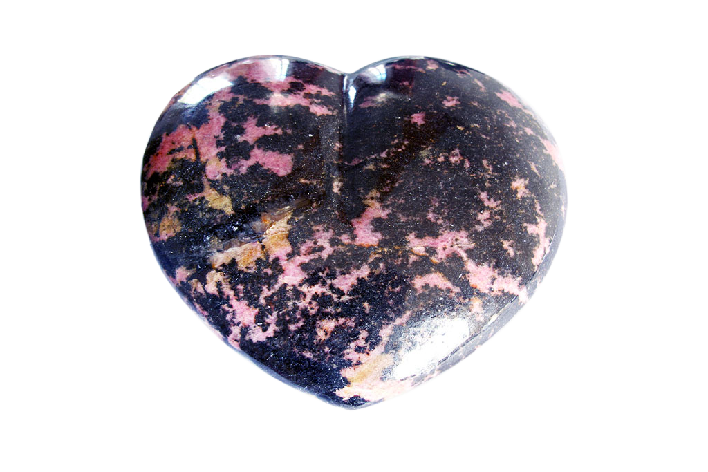 Rhodonite Large Heart carvings. Luxury Home Decor. Gift item