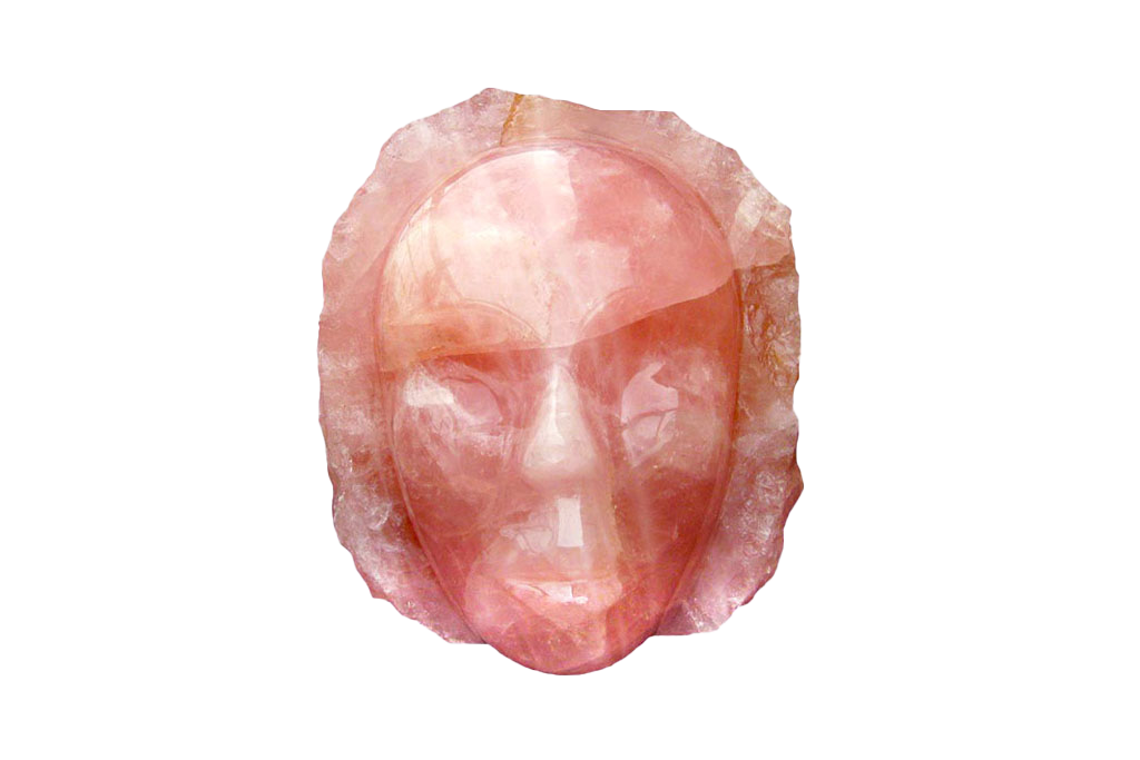 Rose Quartz Face Carvings