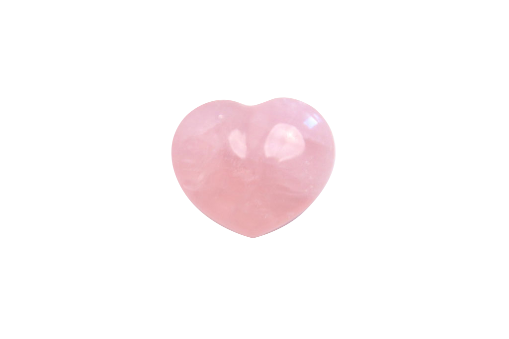 Rose Quartz Handmade Jewelry Heart Carvings. Gift or Decorative items