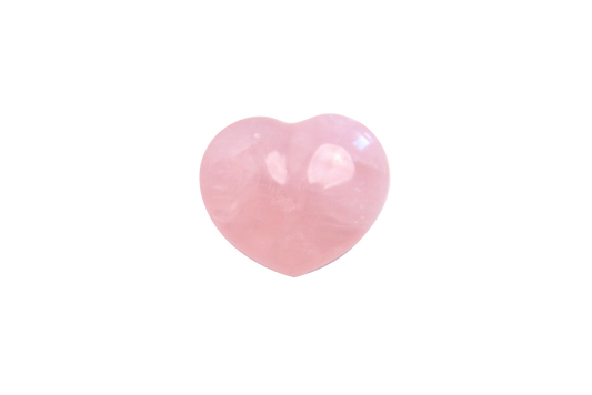 Rose Quartz Handmade Jewelry Heart Carvings. Gift or Decorative items
