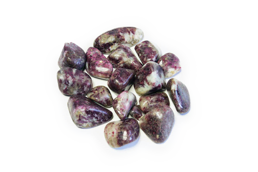 Ruby Tourmaline Tumble Stones | 1 Lb Bag | 30-45mm