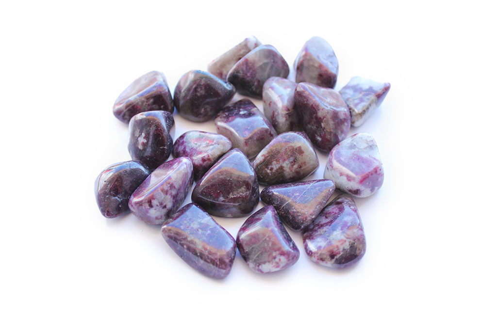 Ruby Tourmaline Tumble Stones | 1 Lb Bag | 30-45mm