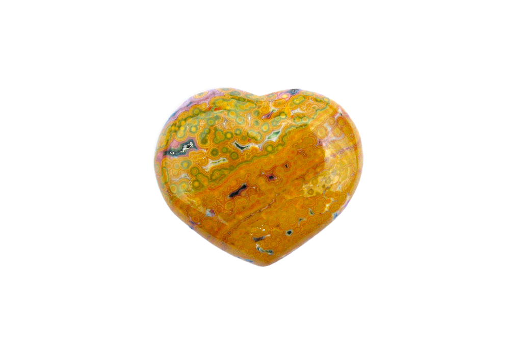Sea Jasper Decorative Heart. Luxury and modern home decor. Gift idea items