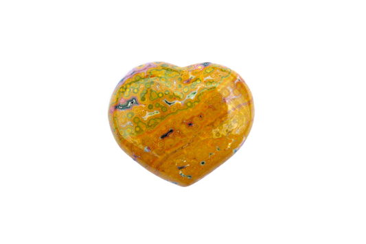 Sea Jasper Decorative Heart. Luxury and modern home decor. Gift idea items