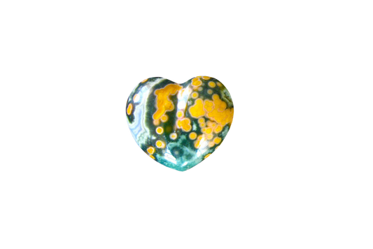 Sea Jasper Handmade Jewelry Heart Carvings. Gift or Decorative items
