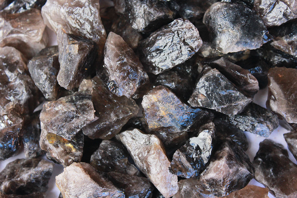 Smoky Quartz Gem Decor Rough. Interior and Exterior application