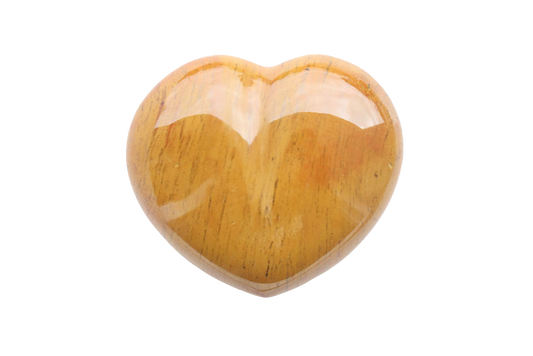 Yellow Jasper Heart Carvings. Luxury and modern home decor. Gift idea items