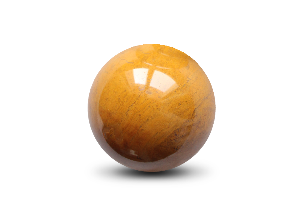 Hand Polished Yellow Jasper Spheres