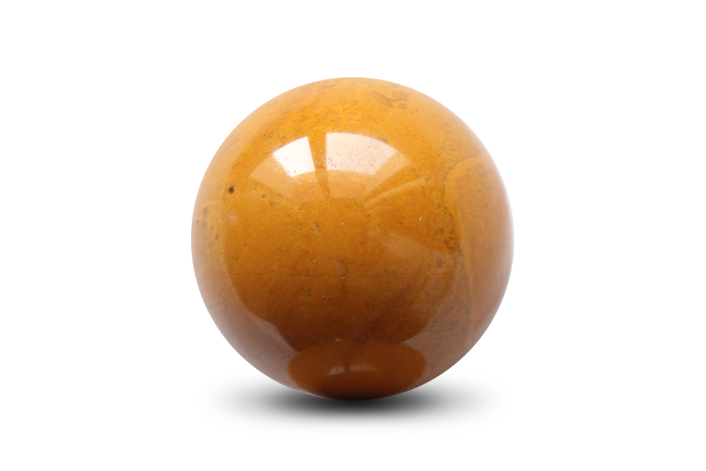 Hand Polished Yellow Jasper Spheres