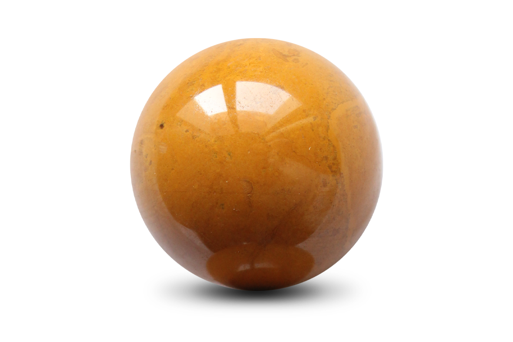 Hand Polished Yellow Jasper Spheres