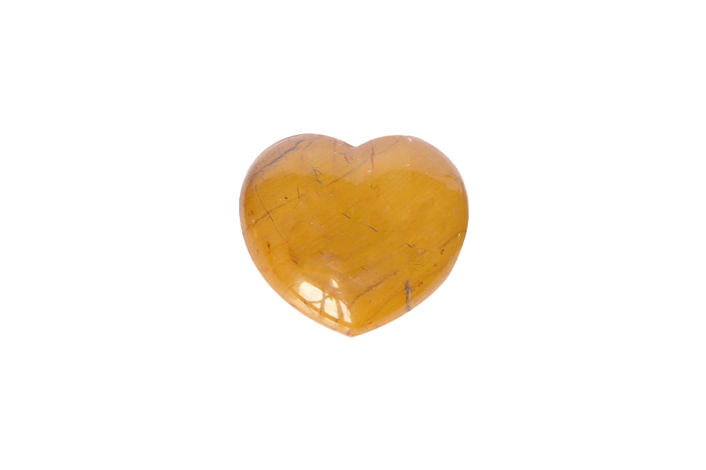 Yellow Jasper Handmade Jewelry Heart Carvings. Gift or Decorative items