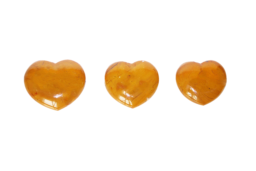 Yellow Jasper Handmade Jewelry Heart Carvings. Gift or Decorative items