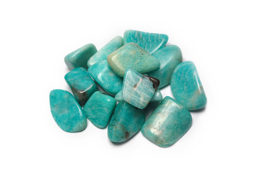 Amazonite Tumble Stones | 1 Lb Bag | 30-45mm