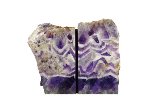 Gem Decor Banded Amethyst Bookends 1-3kg