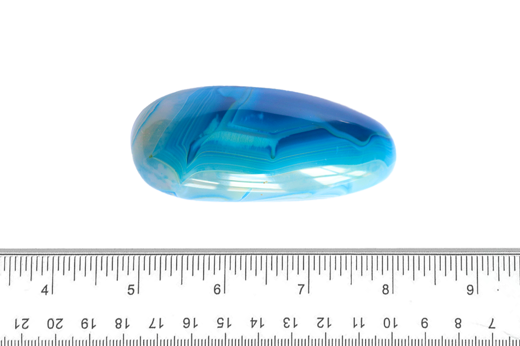 Blue Agate Round Massage Tool