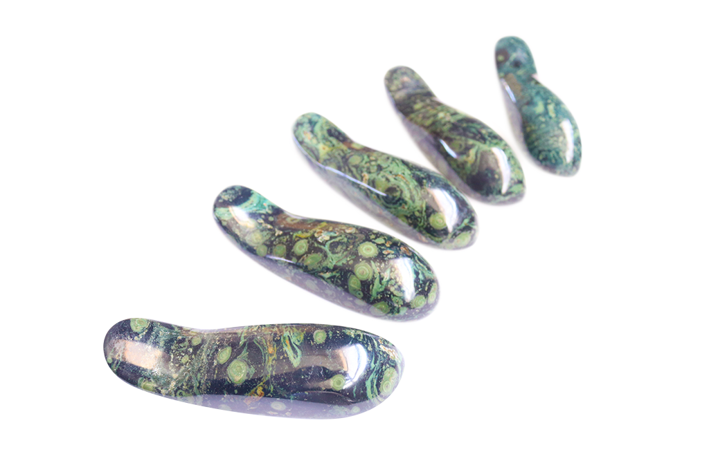 Crocodile Jasper Handheld Massage Tool