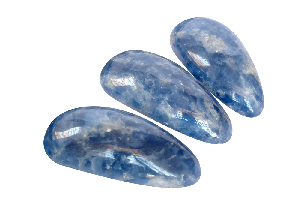 Diego Blue Calcite Round Massage Tool