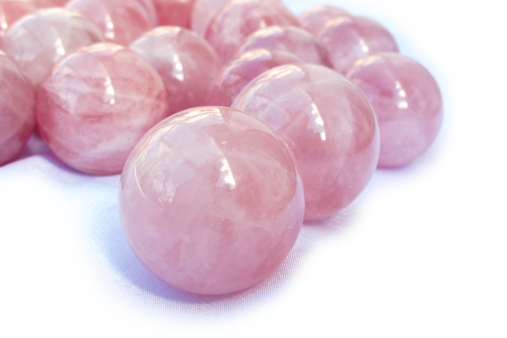 Rose Quartz Spheres