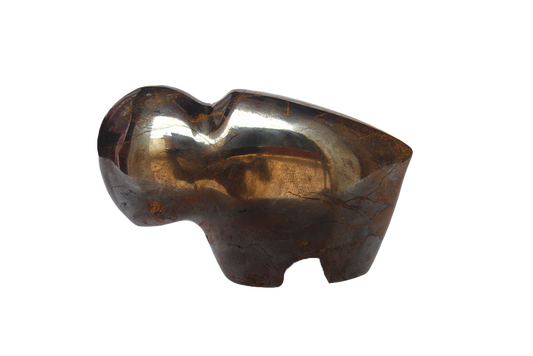 Gem Decor® Hematite Buffalo Carvings - Luxury Decoration and gift