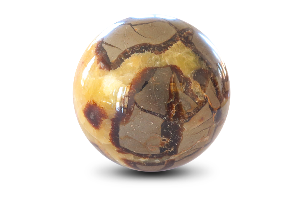 Hand Polished Septarian Spheres