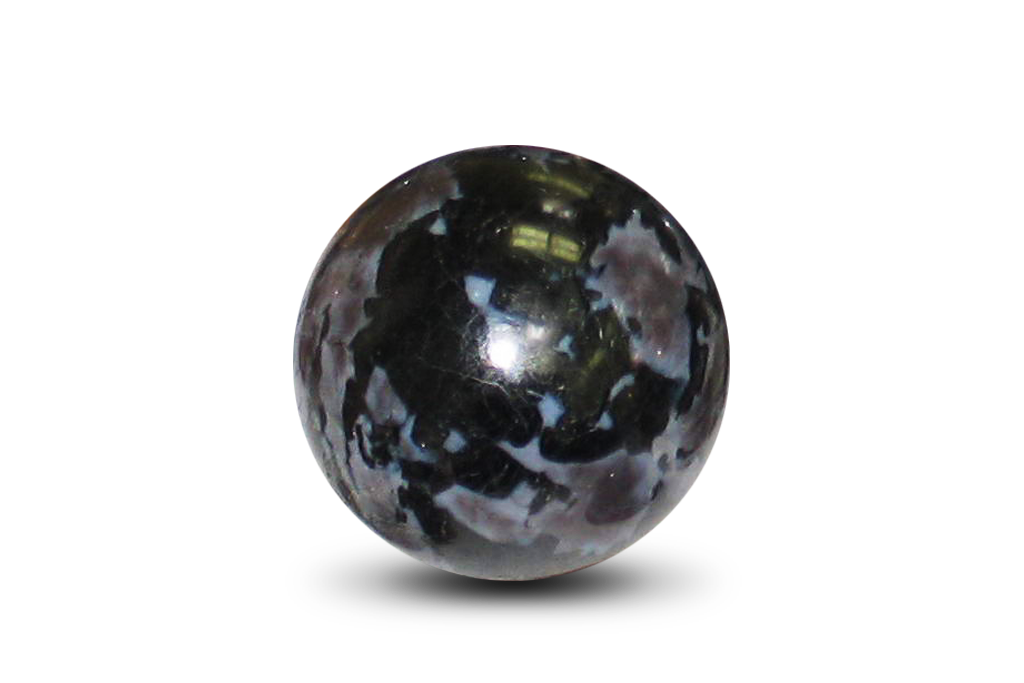 Hand polishe Indigo Gabbro Spheres