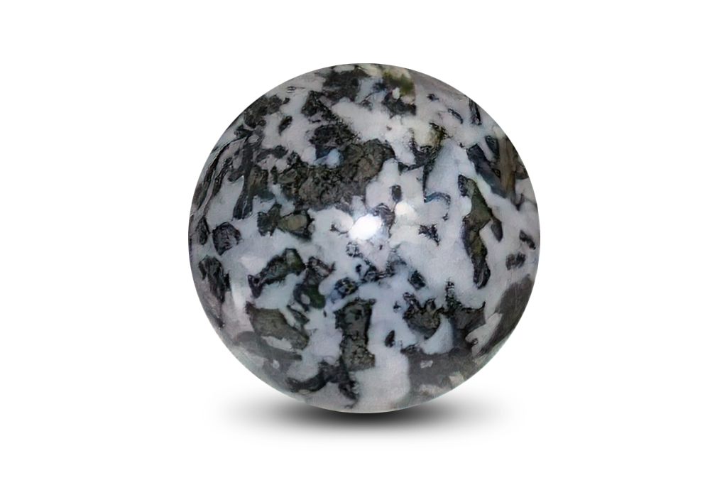 Hand polishe Indigo Gabbro Spheres